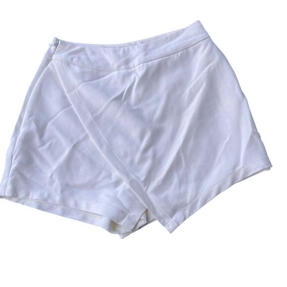Manière De Voir Tops - Manière De Voir Women's White Wrap Skort Size‎ 4 Casual Summer Style